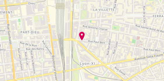Plan de Les 2r, 210 Rue Paul Bert, 69003 Lyon