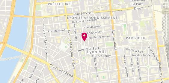 Plan de Lyon Dakar, 227 Rue de Créqui, 69003 Lyon