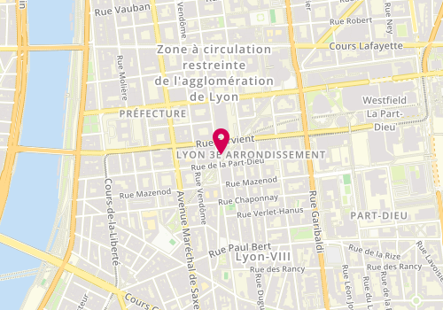 Plan de Wok City, 67 Rue Moncey, 69003 Lyon