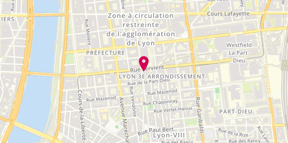 Plan de Félicie, 62 Rue Servient, 69003 Lyon