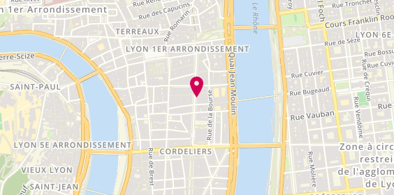 Plan de Mcdonald's, 13 Rue République, 69001 Lyon