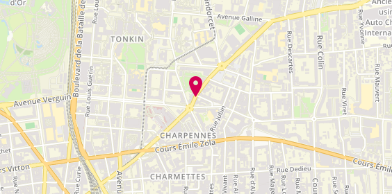 Plan de Purple, 54 Rue Gabriel Péri, 69100 Villeurbanne