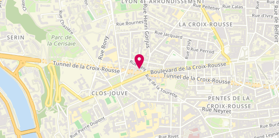 Plan de Restaurant Ronay, 77 Boulevard de la Croix-Rousse, 69004 Lyon