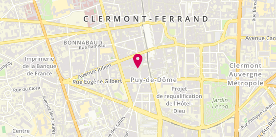 Plan de L'Auguste Brasserie, Centre Jaude - Place de Jaude
2 Rue Giscard de la Tour Fondue, 63000 Clermont-Ferrand