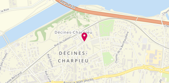 Plan de Le Symbol, 57 avenue Edouard Herriot, 69150 Décines-Charpieu