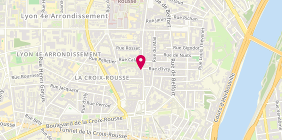 Plan de Mezo Mada, 13 grande Rue de la Croix-Rousse, 69004 Lyon