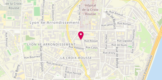 Plan de Crêperie Galiane 2, 41 Rue de Cuire, 69004 Lyon