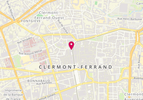Plan de O'tacos Clermont, 24 avenue des États Unis, 63000 Clermont-Ferrand