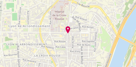 Plan de Le Kebab de l'Angle, 62 grande Rue de la Croix-Rousse, 69004 Lyon
