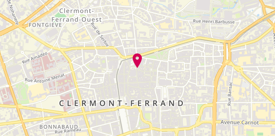 Plan de Les Gourmets d'Angkor, 23 Rue de la Boucherie, 63000 Clermont-Ferrand