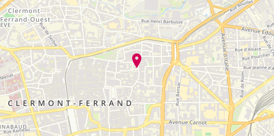 Plan de Restaurant Via.via, 3 Rue Halle de Boulogne, 63000 Clermont-Ferrand