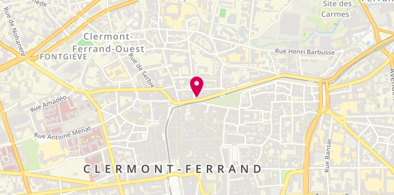 Plan de Carrefour City, 20 Rue André Moinier, 63000 Clermont-Ferrand