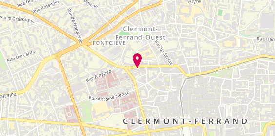 Plan de Big Kebab, 57 Rue Fontgiève, 63000 Clermont-Ferrand