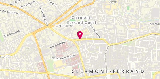 Plan de Big Food, 57 Rue Fontgiève, 63000 Clermont-Ferrand