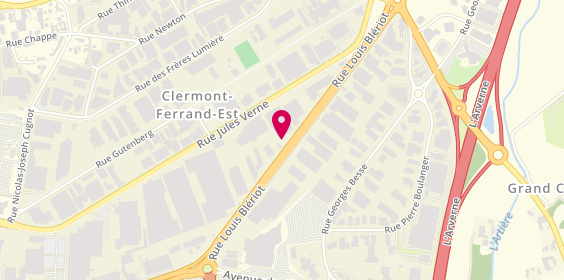 Plan de Charles Bonpain ; Clermont Business Box, 34 Rue Jules Verne, 63000 Clermont-Ferrand