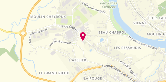 Plan de Mcdonald's, Zone Aménagement du Parking Super U
1, Route de Cognac
All. Du Grand Rieux, 87700 Aixe-Sur-Vienne, France