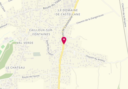 Plan de La Terrasse, 52 Route de Castellane, 69270 Cailloux-sur-Fontaines