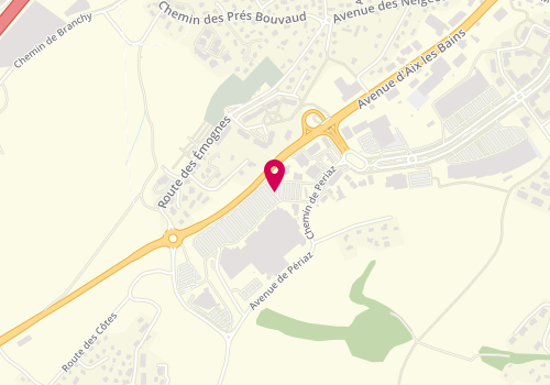 Plan de Mcdonald's, Parking Geant Casino(Face Mcdonald
avenue d'Aix-Les-Bains, 74600 Seynod