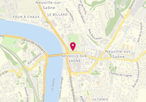 Plan de L'île du Bosphore, 7 Rue Victor Hugo, 69250 Neuville-sur-Saône