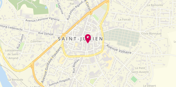 Plan de Burger Sur Vienne, 2 Rue Vermorel, 87200 Saint-Junien