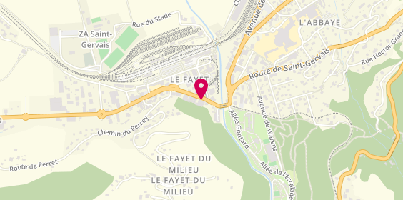 Plan de Chez Steph, 189 avenue de Genève, 74170 Saint-Gervais-les-Bains