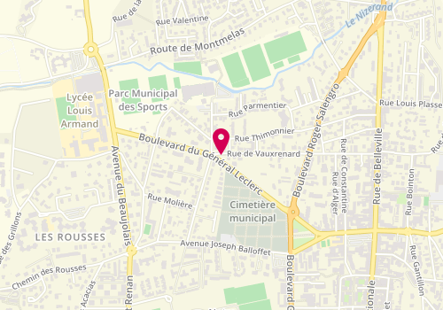 Plan de Super Pizzas, 571 Rue de Vauxrenard, 69400 Villefranche-sur-Saône