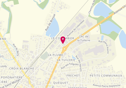 Plan de Mcdonald's, 60 avenue du Colombier, 01330 Villars-les-Dombes