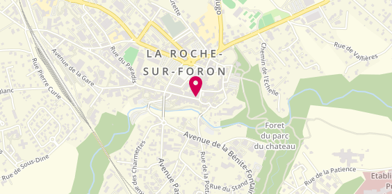 Plan de Pizza Plus, 147 Rue Perrine, 74800 La Roche-sur-Foron