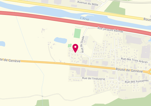 Plan de Le Little Bao, 300 Rue du Stade, 74130 Vougy