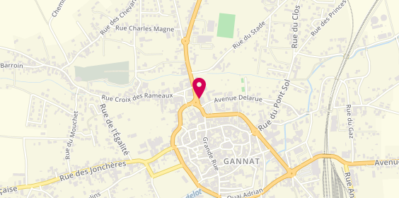 Plan de Restaurant Anisse, 17 Grande Rue, 03800 Gannat