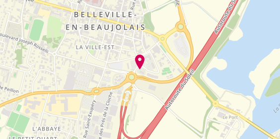 Plan de Mcdonald's, Rue Benoît Raclet, 69220 Belleville-en-Beaujolais
