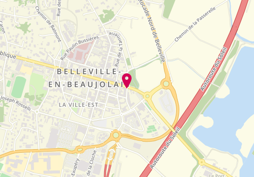 Plan de La Bascule, 3 Rue de la République, 69220 Belleville-en-Beaujolais