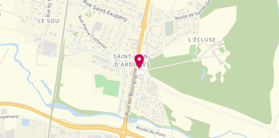 Plan de Urban Burgers Fast et Delicious, 2 Place Eglise, 69220 Saint-Jean-d'Ardières