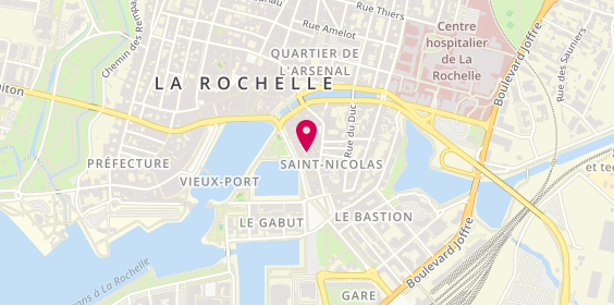 Plan de Kfé Gourmet, 28 Rue Saint-Nicolas, 17000 La Rochelle