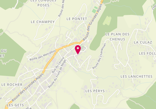 Plan de La R' Mize, 160 Rue du Vieux Village, 74260 Les Gets