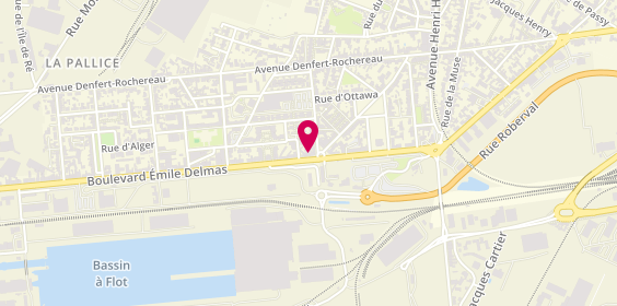 Plan de La P'tite Bouffe, 2 Bis Boulevard Emile Delmas, 17000 La Rochelle