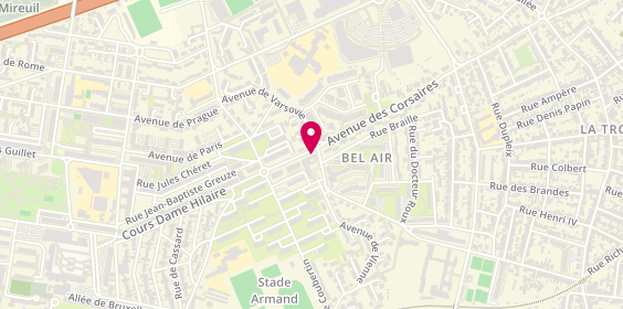 Plan de La Ruche, 146 avenue des Corsaires, 17000 La Rochelle