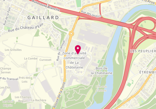Plan de Mcdonald's, Zone Aménagement de la Chatelaine
6 Bis Rue René Cassin, 74240 Gaillard