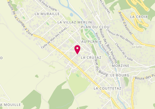 Plan de La Grignotte, Immeuble Les Airelles 39 Rue Pleney, 74110 Morzine