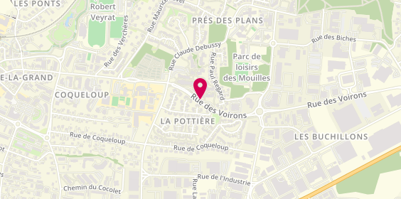 Plan de Benmans, 43 Rue Voirons, 74100 Ville-la-Grand
