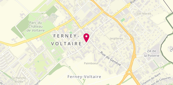 Plan de BENZAIT Sofiane, 10 Rue de Meyrin, 01210 Ferney-Voltaire