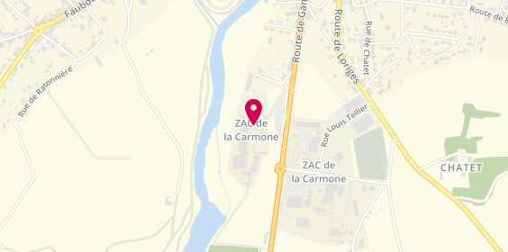 Plan de Le Kiosque A Pizzas, Zone Industrielle Carmone, 03500 Saint-Pourçain-sur-Sioule