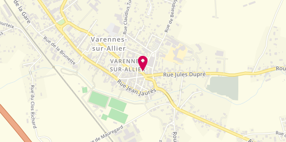 Plan de La Chaumière, 1 Rue de Beaupuy, 03150 Varennes-sur-Allier