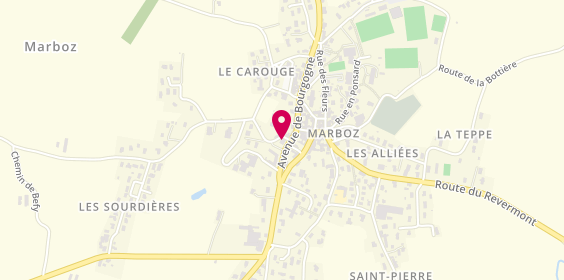 Plan de Mon Bon Burger, 363 avenue de Bourgogne, 01851 Marboz