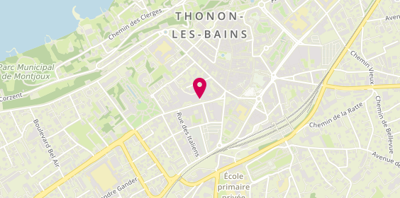 Plan de Green2Green, 5 avenue du Général de Gaulle, 74200 Thonon-les-Bains