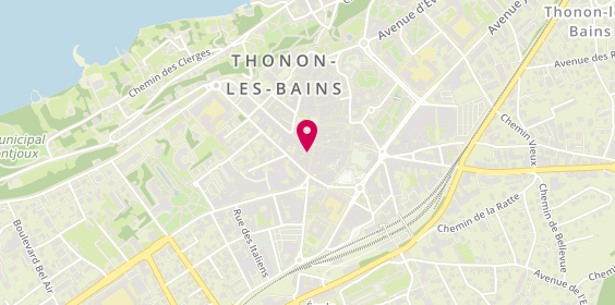Plan de Les Toqués du Bocal, 14 Grande Rue, 74200 Thonon-les-Bains
