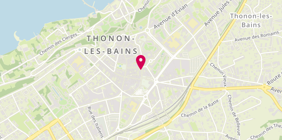 Plan de New Délices, 1 Rue du Manège, 74200 Thonon-les-Bains