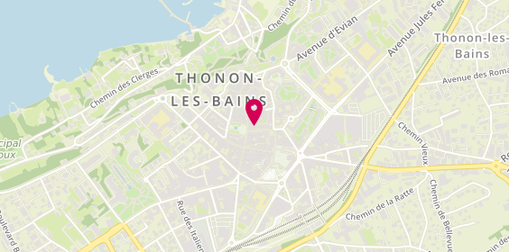 Plan de Chez Fernand, 4 Rue Saint-Sébastien, 74200 Thonon-les-Bains