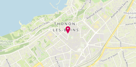 Plan de Saveur Bohème, 6 Rue des Vieux Thononais, 74200 Thonon-les-Bains