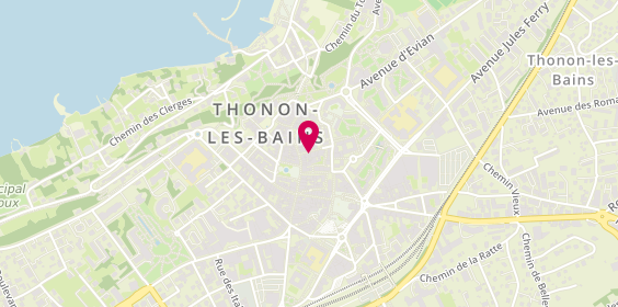 Plan de Thonon Kebab, 5 Rue Chante Coq, 74200 Thonon-les-Bains